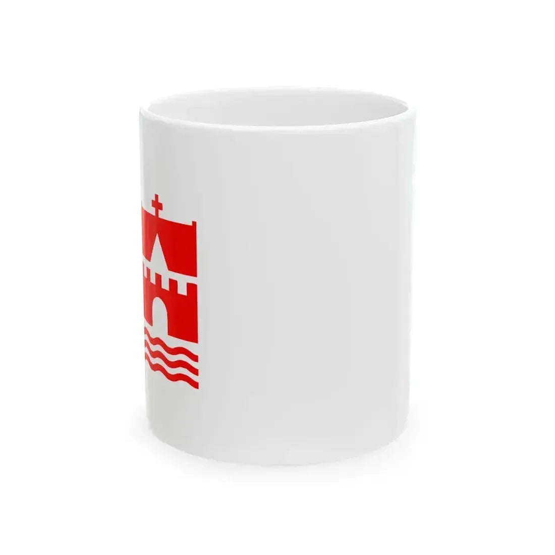 Burgee of Faaborg Sejlklub (Denmark) White Coffee Mug 11oz - Go Mug Yourself