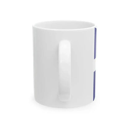 Burgee of Flensburger Segel-Club (Germany) White Coffee Mug - Go Mug Yourself