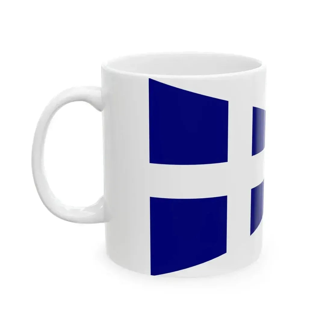 Burgee of Flensburger Segel-Club (Germany) White Coffee Mug - Go Mug Yourself