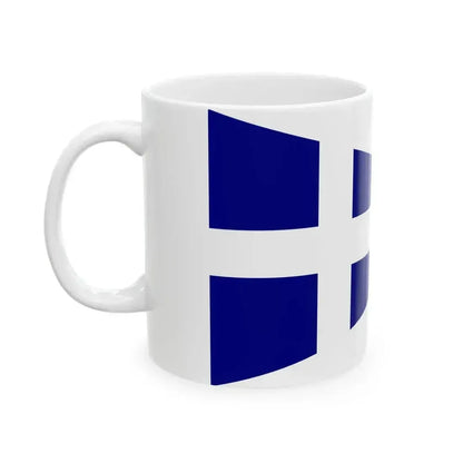 Burgee of Flensburger Segel-Club (Germany) White Coffee Mug - Go Mug Yourself