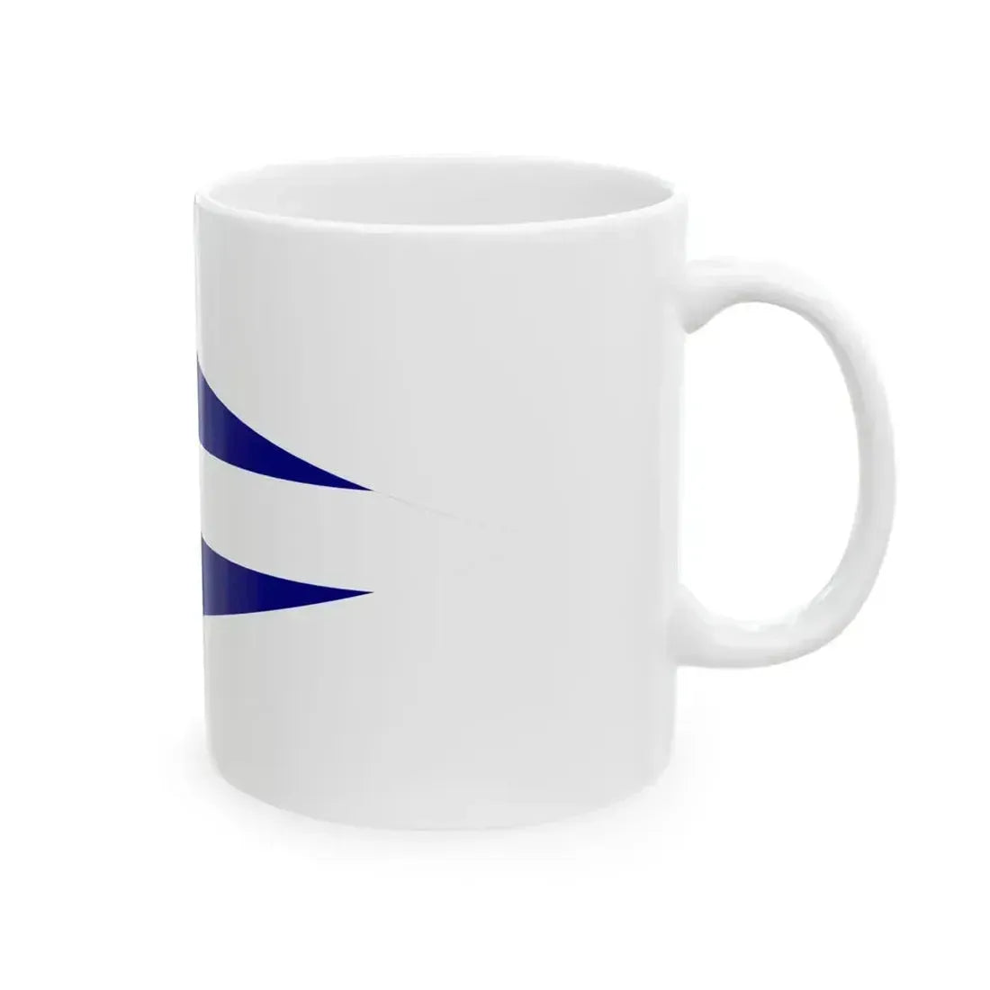 Burgee of Flensburger Segel-Club (Germany) White Coffee Mug - Go Mug Yourself
