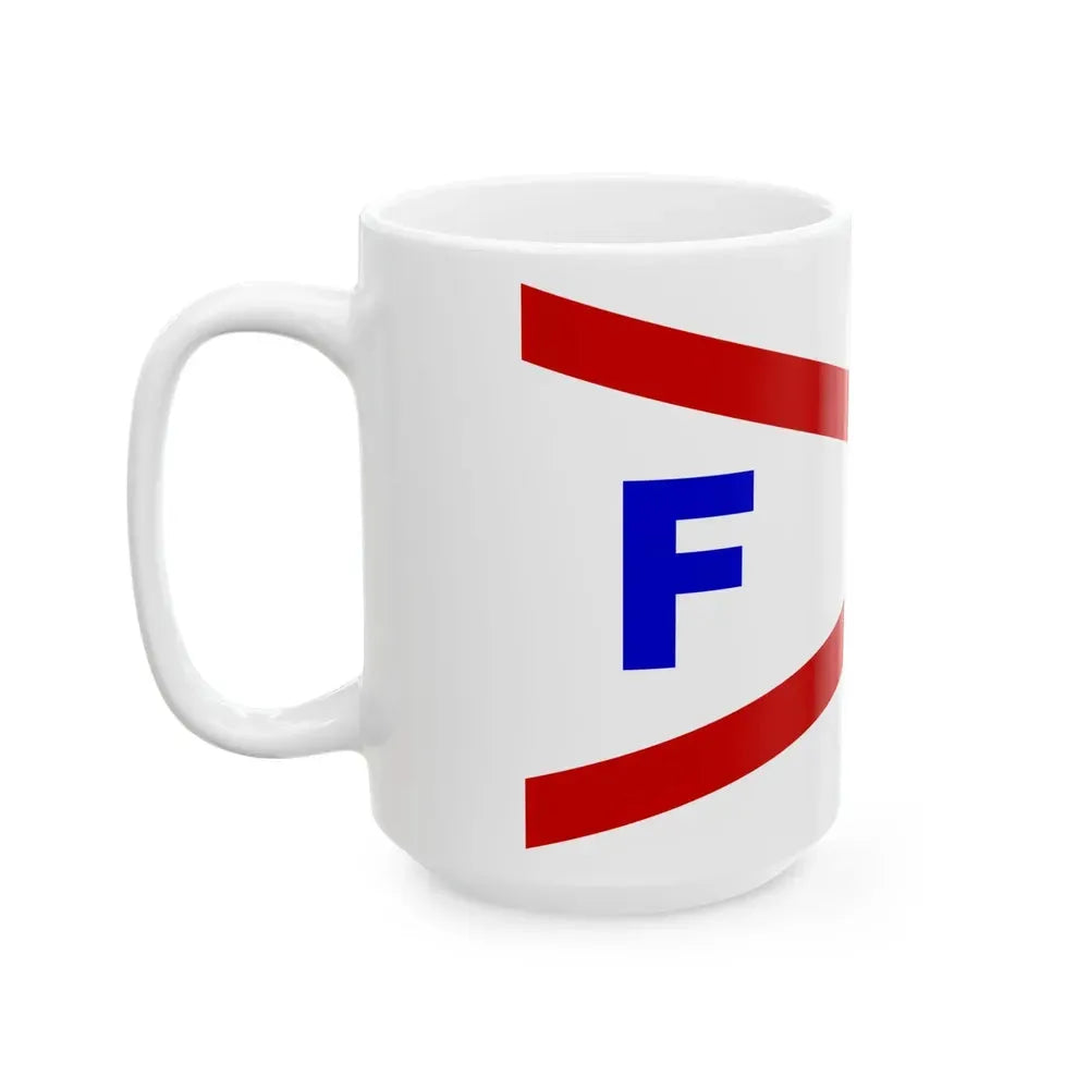 Burgee of Florida YC (United States) White Coffee Mug - Go Mug Yourself