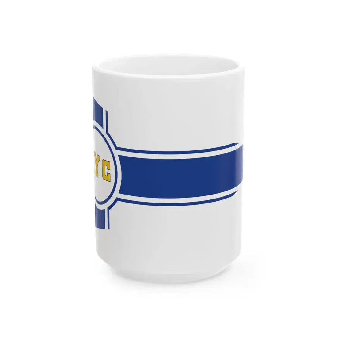 Burgee of Foldvar Yacht Club (Hungary) White Coffee Mug 15oz - Go Mug Yourself