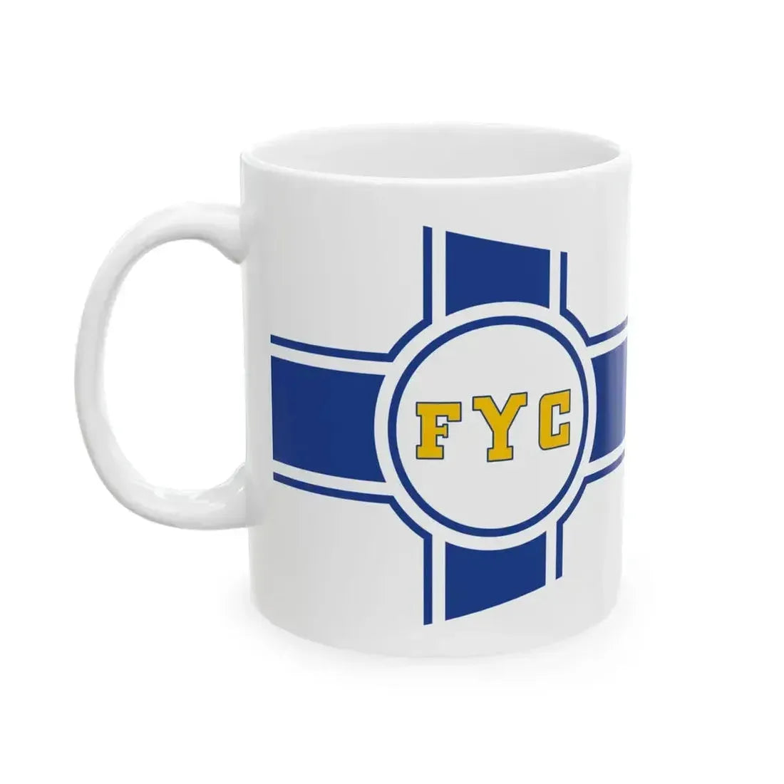 Burgee of Foldvar Yacht Club (Hungary) White Coffee Mug - Go Mug Yourself
