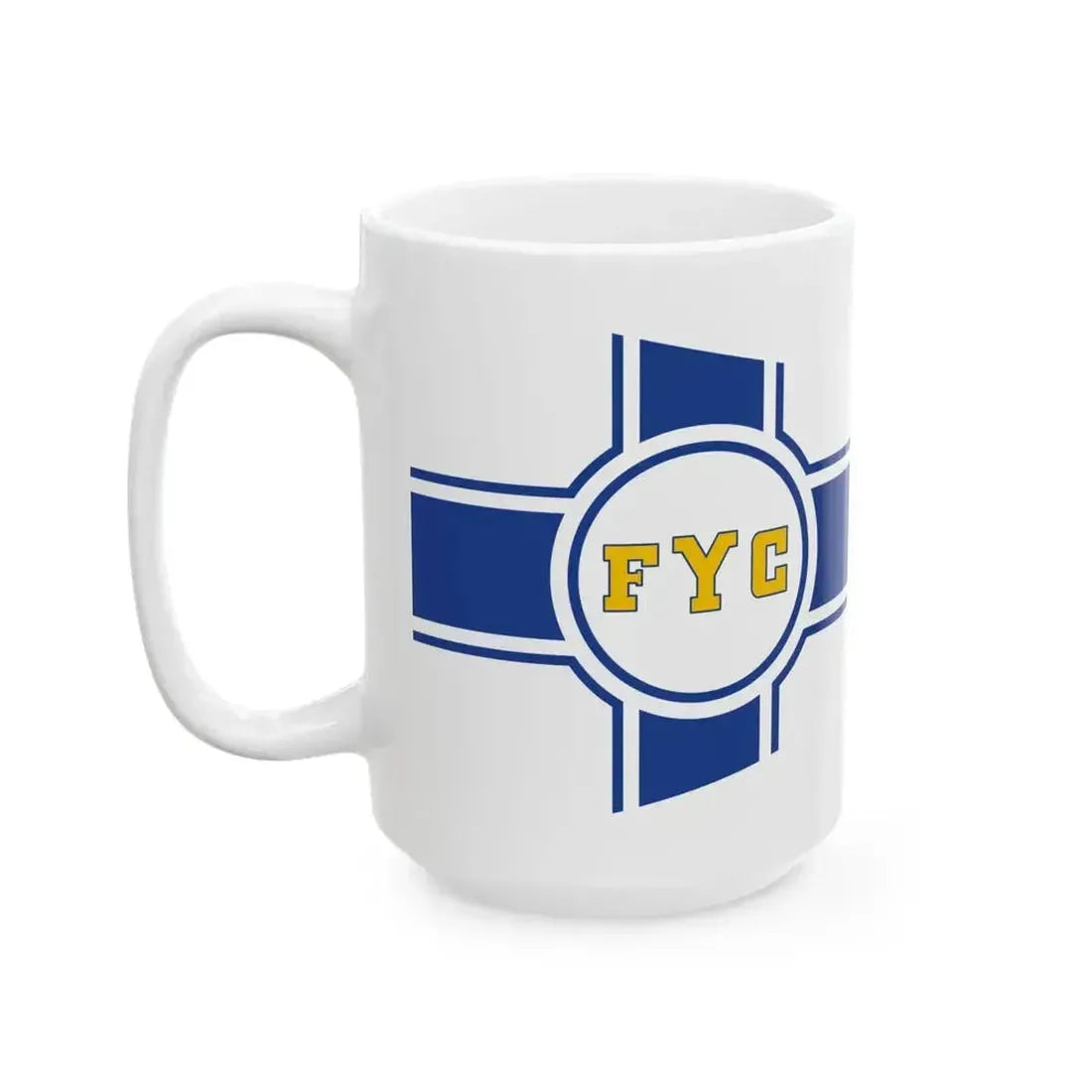 Burgee of Foldvar Yacht Club (Hungary) White Coffee Mug - Go Mug Yourself