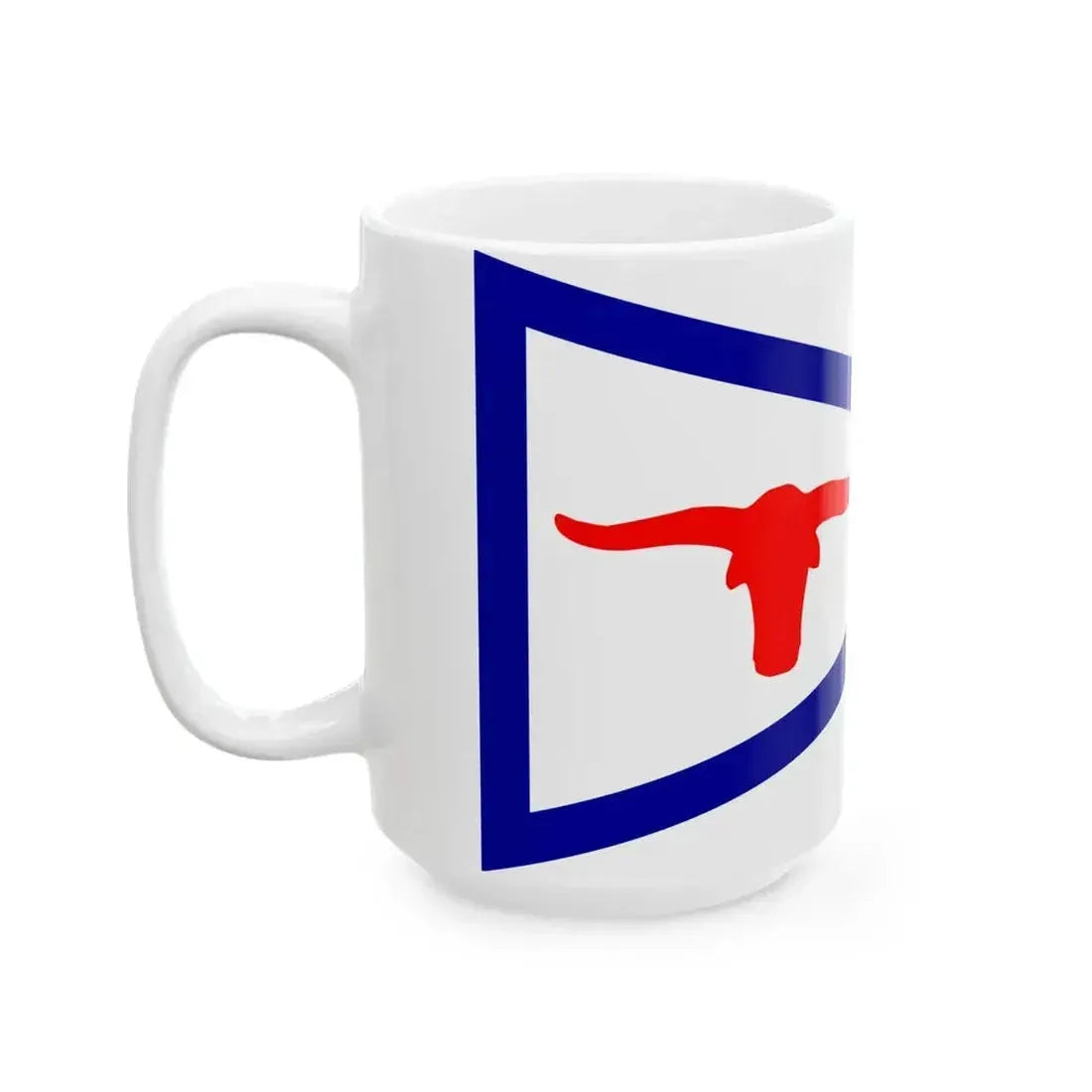 Burgee of Fort Worth Boat Club (United States) White Coffee Mug - Go Mug Yourself