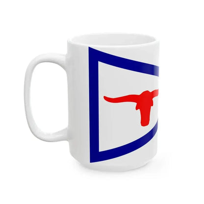 Burgee of Fort Worth Boat Club (United States) White Coffee Mug - Go Mug Yourself