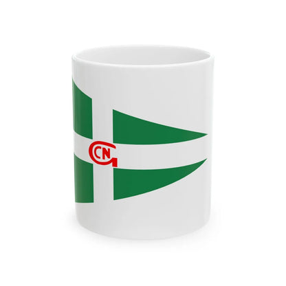 Burgee of GCN Faro (Portugal) White Coffee Mug 11oz - Go Mug Yourself