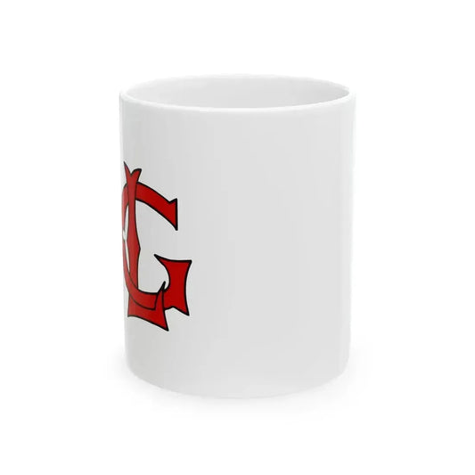 Burgee of Grand Lake YC (United States) White Coffee Mug 11oz - Go Mug Yourself