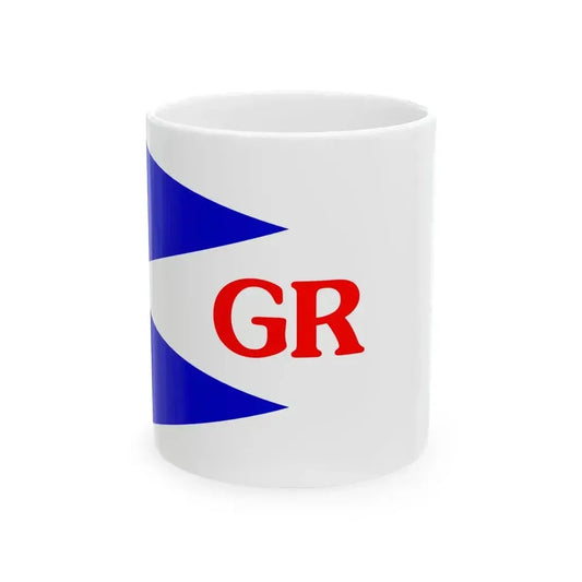 Burgee of Grand Rapids YC (United States) White Coffee Mug 11oz - Go Mug Yourself