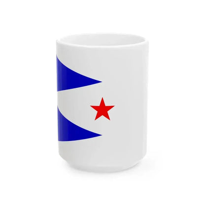 Burgee of Green Lake YC (United States) White Coffee Mug 15oz - Go Mug Yourself