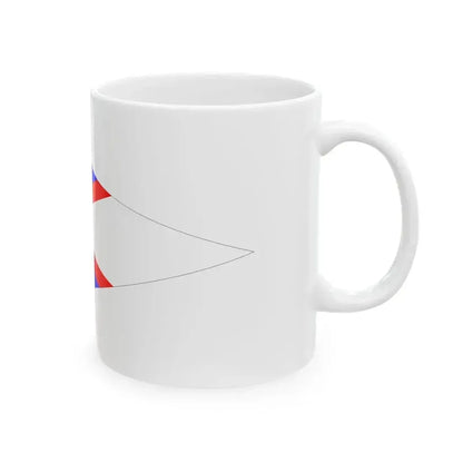 Burgee of groton long point yc (United States) White Coffee Mug - Go Mug Yourself