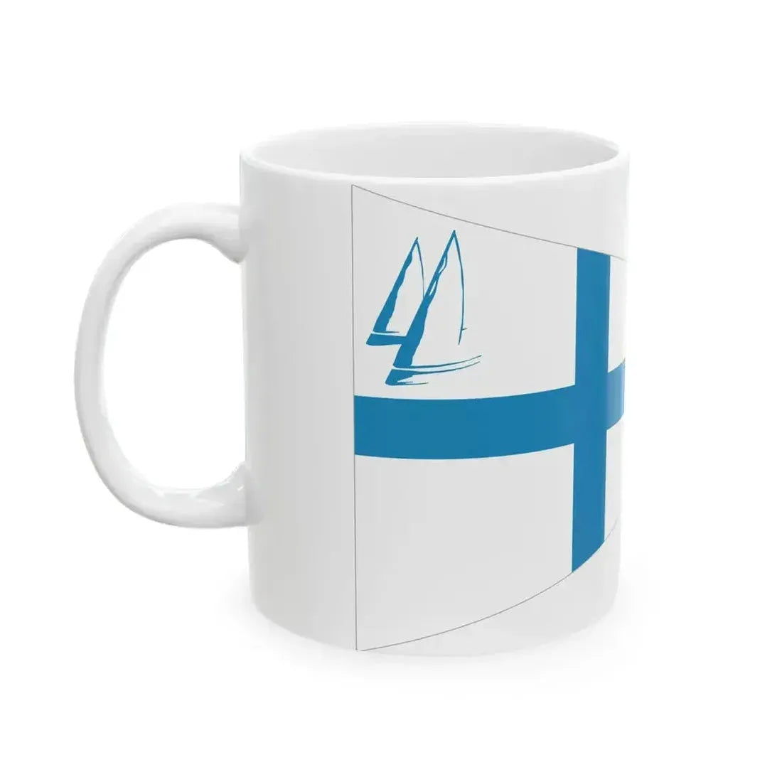 Burgee of Hamilton Island YC (Australia) White Coffee Mug - Go Mug Yourself