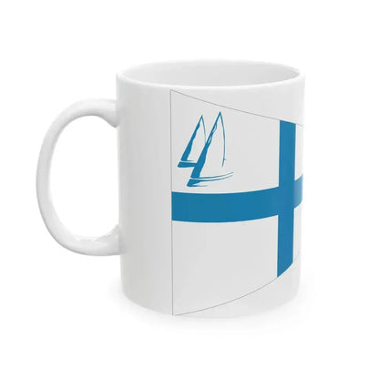 Burgee of Hamilton Island YC (Australia) White Coffee Mug - Go Mug Yourself