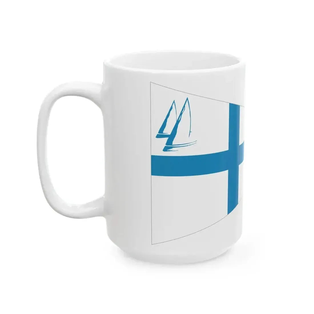 Burgee of Hamilton Island YC (Australia) White Coffee Mug - Go Mug Yourself