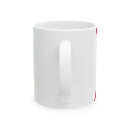 Burgee of Hellerup Sejlklub (Denmark) White Coffee Mug - Go Mug Yourself