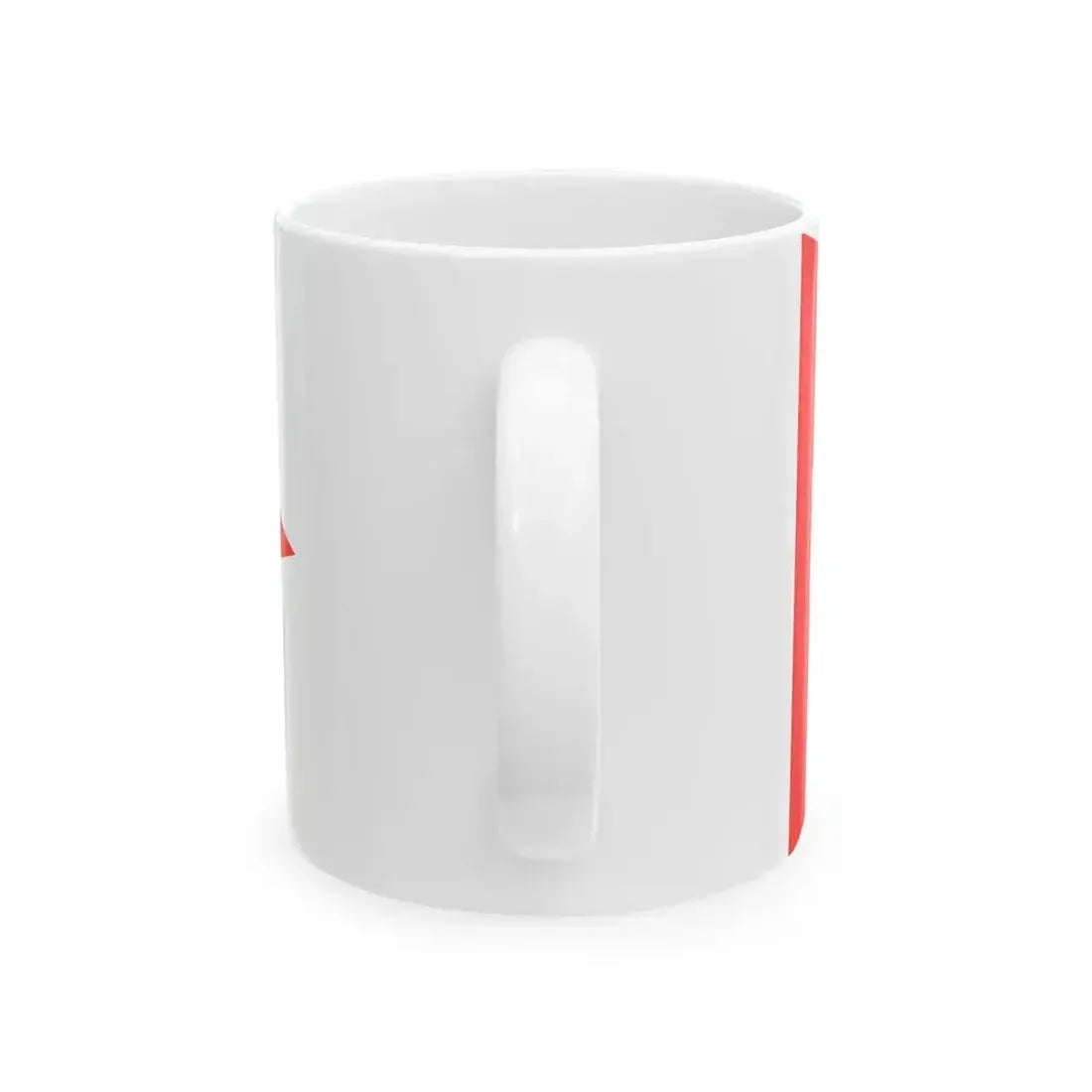 Burgee of Horsens Sejlklub (Denmark) White Coffee Mug - Go Mug Yourself