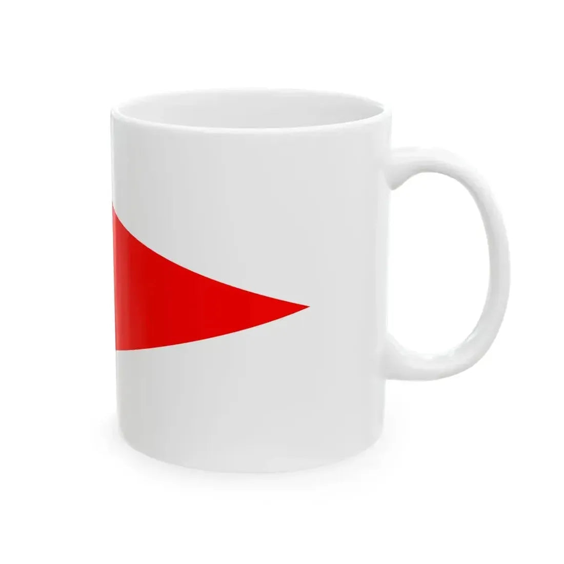 Burgee of Horsens Sejlklub (Denmark) White Coffee Mug - Go Mug Yourself