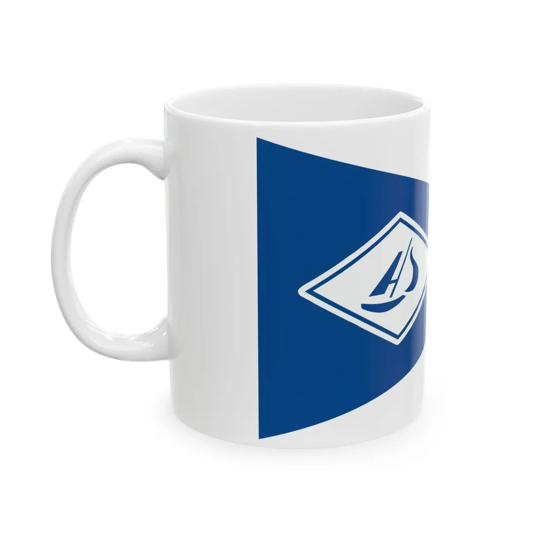 Burgee of Horten Seilforening (Norway) White Coffee Mug - Go Mug Yourself