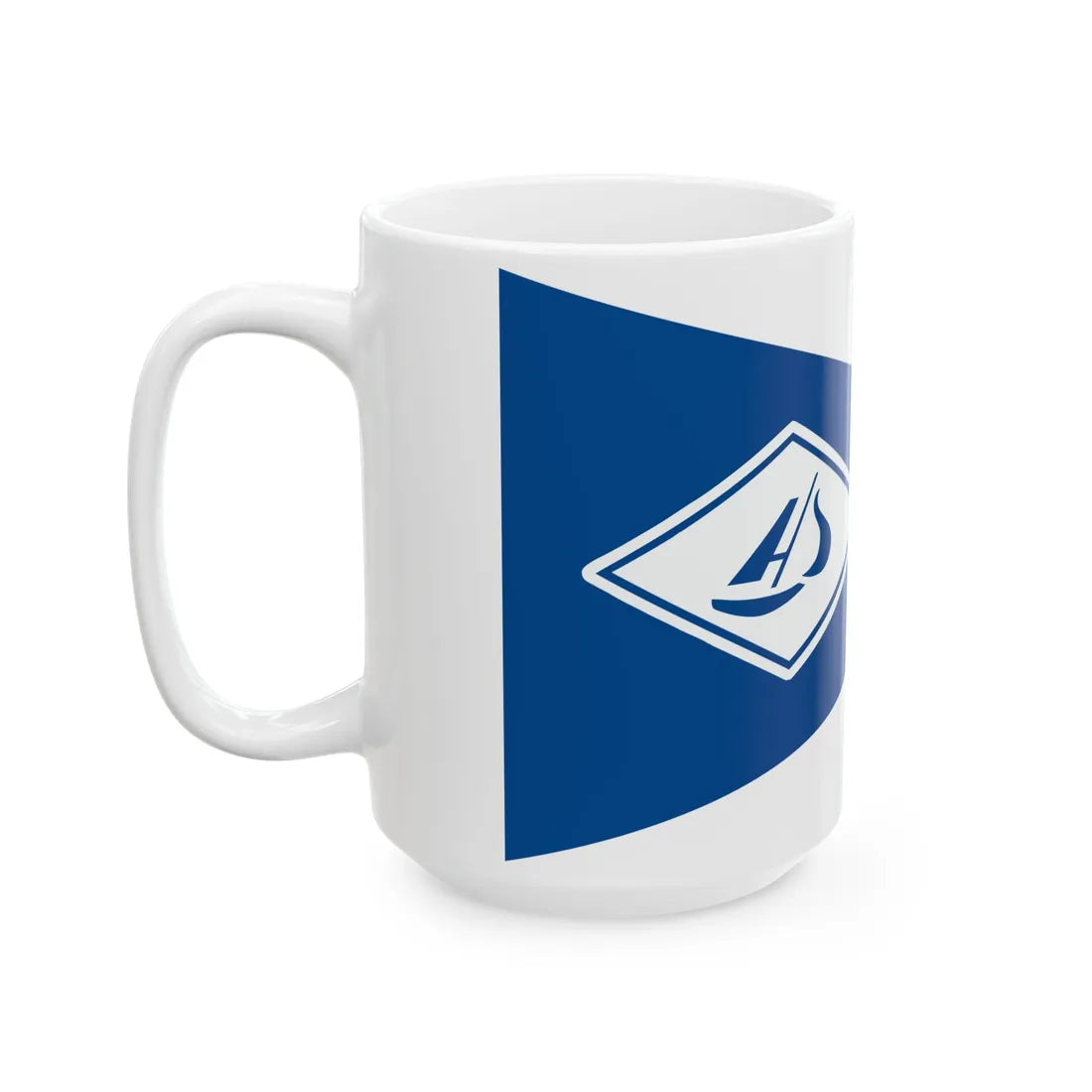 Burgee of Horten Seilforening (Norway) White Coffee Mug - Go Mug Yourself