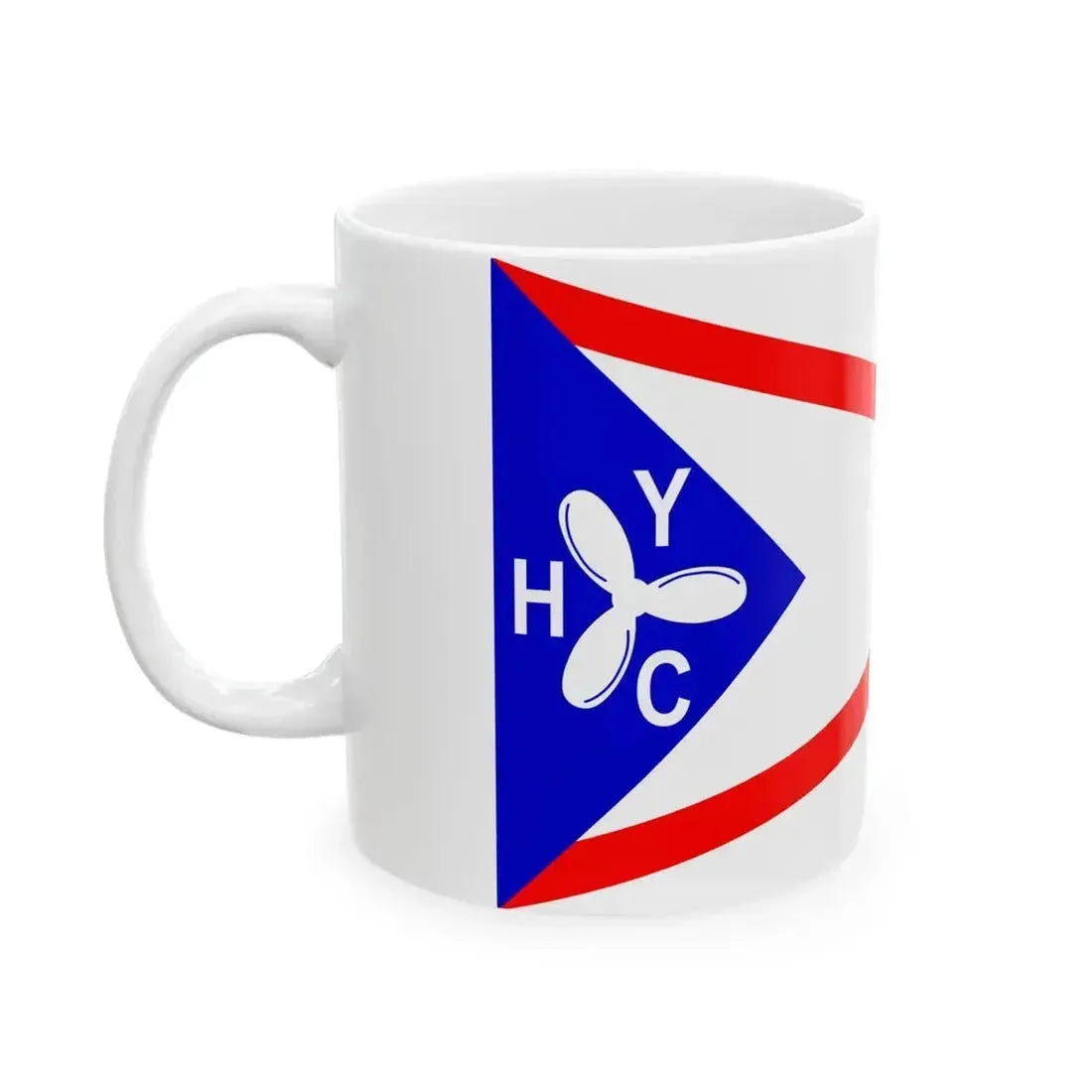 Burgee of Houston YC (United States) White Coffee Mug - Go Mug Yourself