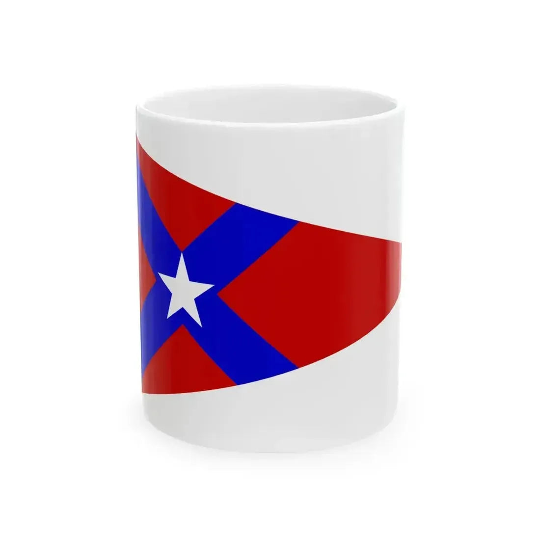 Burgee of hullyc (United States) White Coffee Mug 11oz - Go Mug Yourself