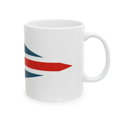 Burgee of Hungaria Yacht Club (Hungary) White Coffee Mug - Go Mug Yourself