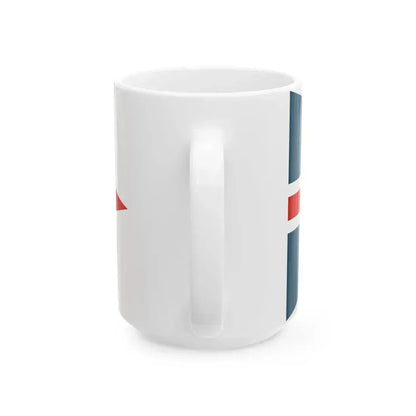 Burgee of Hungaria Yacht Club (Hungary) White Coffee Mug - Go Mug Yourself