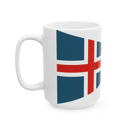Burgee of Hungaria Yacht Club (Hungary) White Coffee Mug - Go Mug Yourself