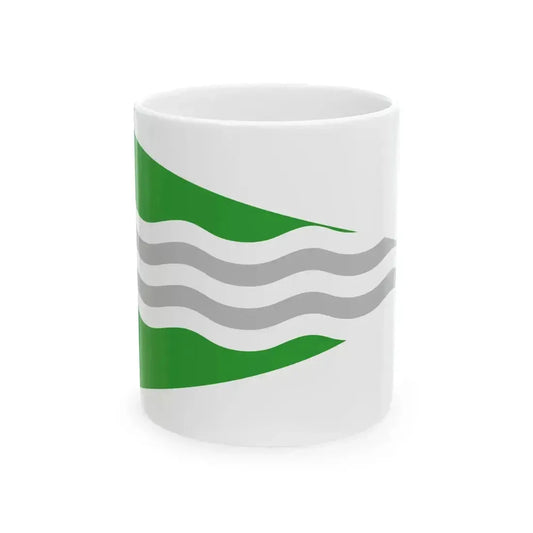 Burgee of Inland Waterways Association of Ireland (Ireland) White Coffee Mug 11oz - Go Mug Yourself