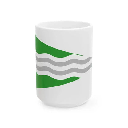 Burgee of Inland Waterways Association of Ireland (Ireland) White Coffee Mug 15oz - Go Mug Yourself