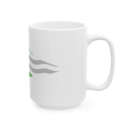 Burgee of Inland Waterways Association of Ireland (Ireland) White Coffee Mug - Go Mug Yourself