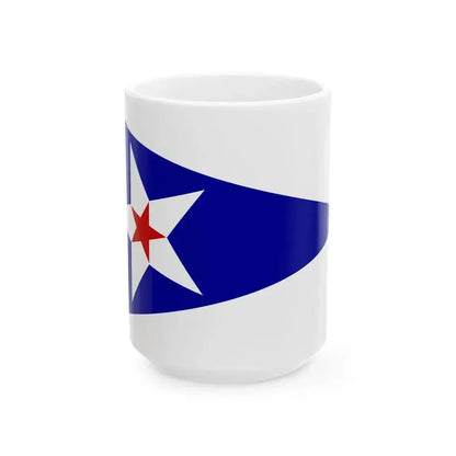 Burgee of Island Bay YC (United States) White Coffee Mug 15oz - Go Mug Yourself