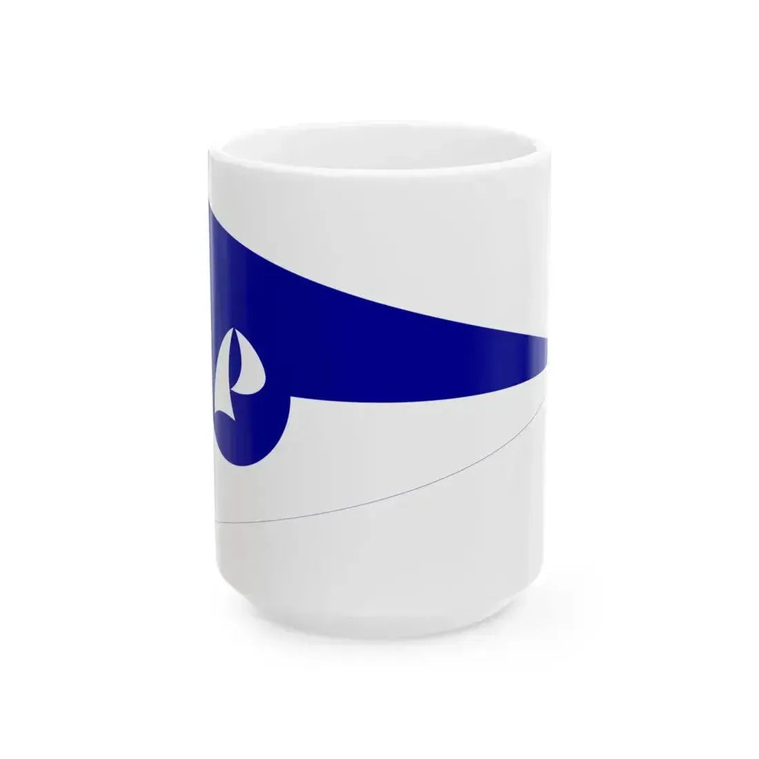Burgee of JK Plav (Croatia) White Coffee Mug 15oz - Go Mug Yourself