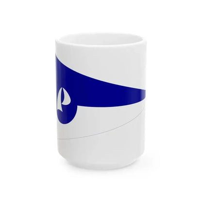 Burgee of JK Plav (Croatia) White Coffee Mug 15oz - Go Mug Yourself