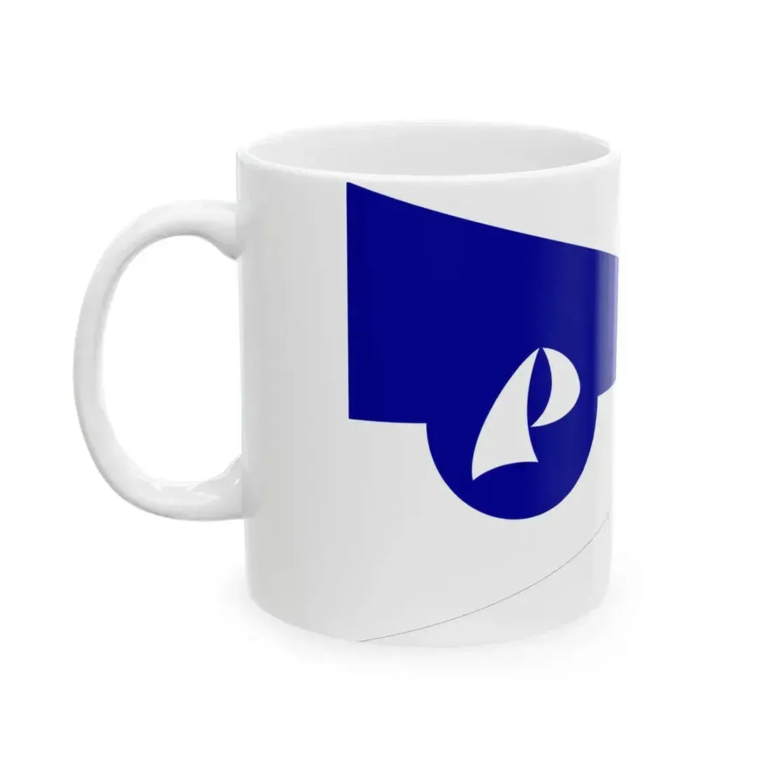 Burgee of JK Plav (Croatia) White Coffee Mug - Go Mug Yourself