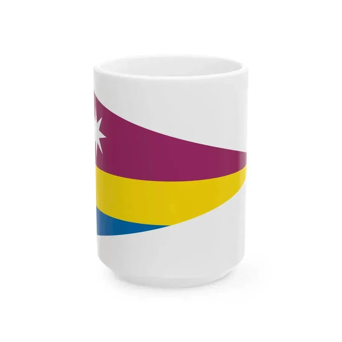 Burgee of JK Rijeka (Croatia) White Coffee Mug 15oz - Go Mug Yourself