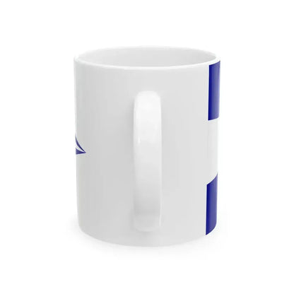 Burgee of JK Split (Croatia) White Coffee Mug - Go Mug Yourself