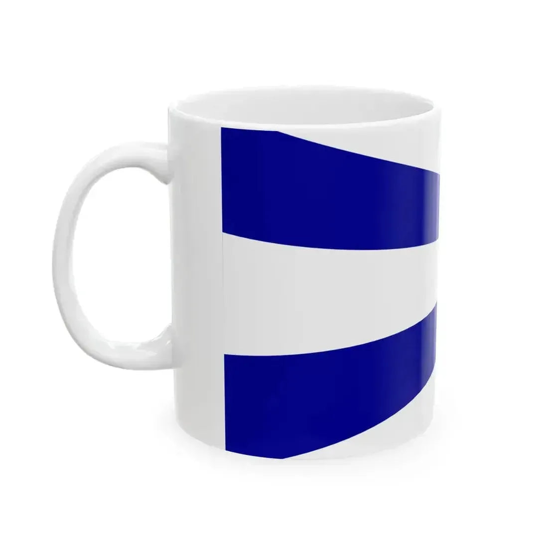 Burgee of JK Split (Croatia) White Coffee Mug - Go Mug Yourself