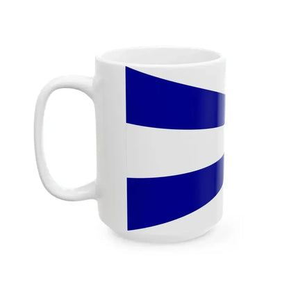 Burgee of JK Split (Croatia) White Coffee Mug - Go Mug Yourself