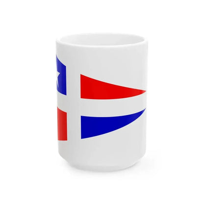 Burgee of Jubilee YC (United States) White Coffee Mug 15oz - Go Mug Yourself