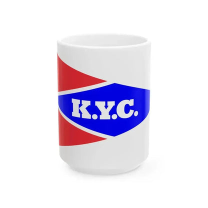 Burgee of Kansai YC (Japan) White Coffee Mug 15oz - Go Mug Yourself