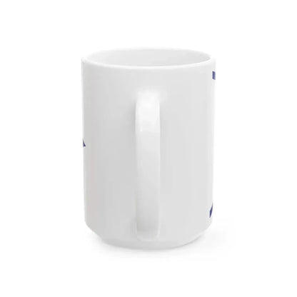 Burgee of Kerteminde Sejlklub (Denmark) White Coffee Mug - Go Mug Yourself