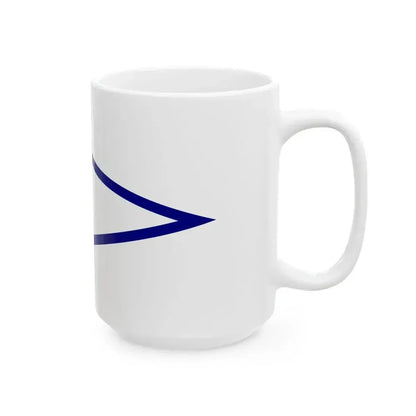 Burgee of Kerteminde Sejlklub (Denmark) White Coffee Mug - Go Mug Yourself