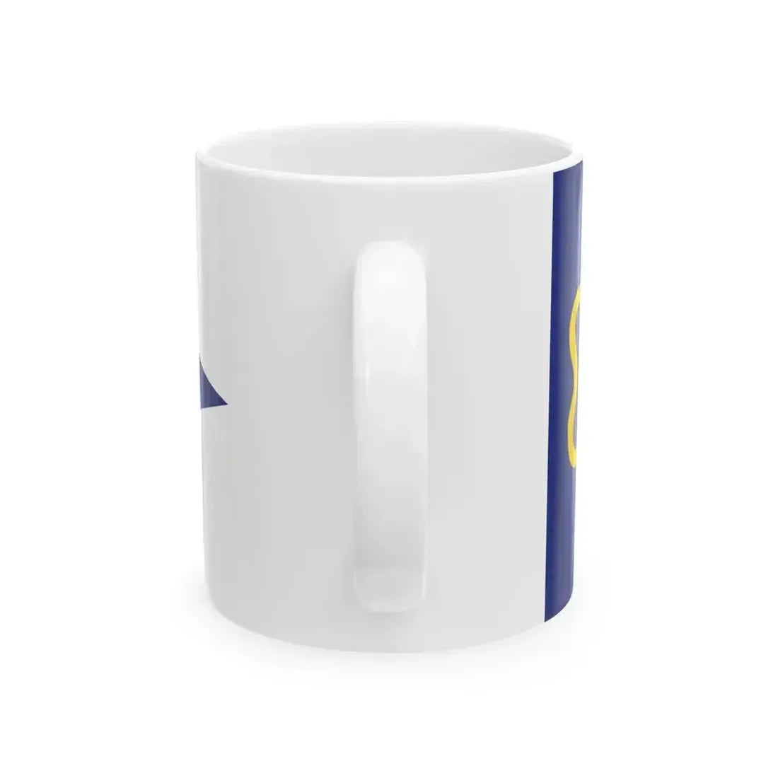 Burgee of Key Biscayne YC (United States) White Coffee Mug - Go Mug Yourself