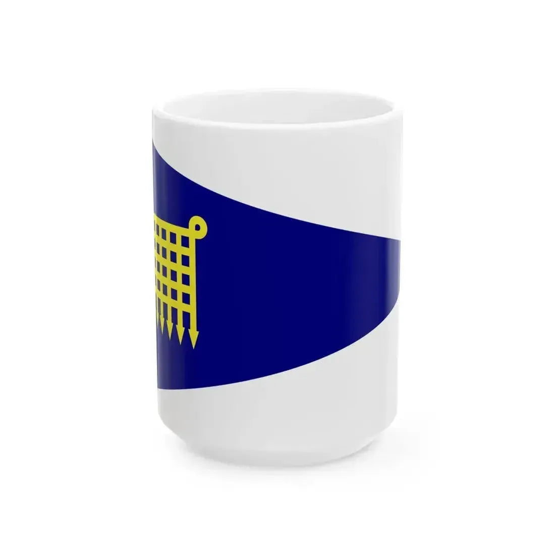 Burgee of Kinsale Yacht Club (Ireland) White Coffee Mug 15oz - Go Mug Yourself