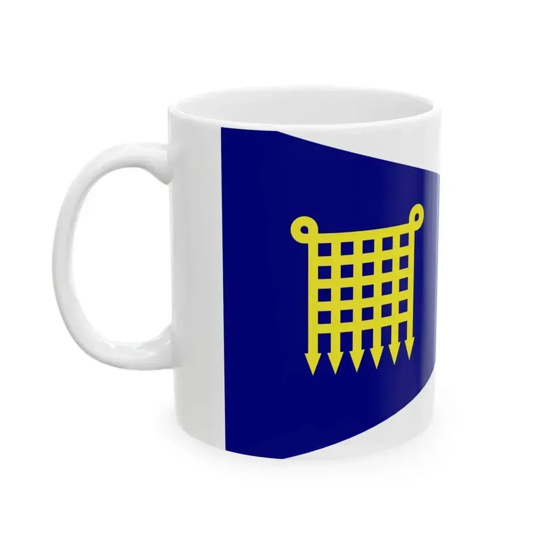 Burgee of Kinsale Yacht Club (Ireland) White Coffee Mug - Go Mug Yourself