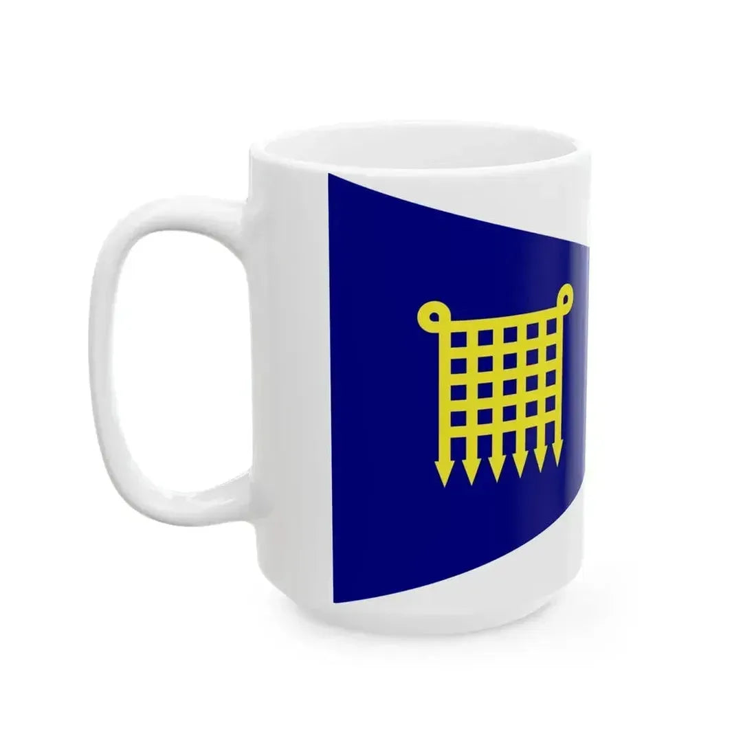 Burgee of Kinsale Yacht Club (Ireland) White Coffee Mug - Go Mug Yourself