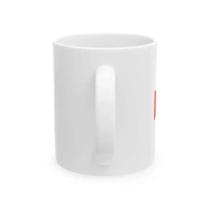 Burgee of Kolding Sejlklub (Denmark) White Coffee Mug - Go Mug Yourself