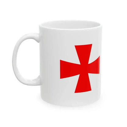 Burgee of Kolding Sejlklub (Denmark) White Coffee Mug - Go Mug Yourself